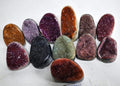 Small lots Cut base super Rainbow amethyst