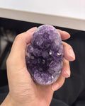Amethyst geodes palm stone