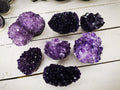Lots of amethyst geodes part