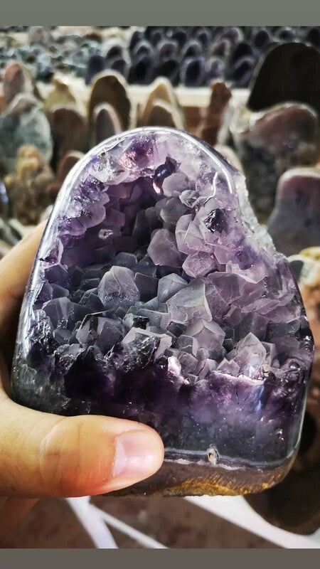 Purple crystal candy dots