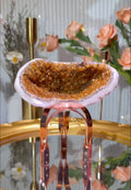 Yellow amethyst geodes small size